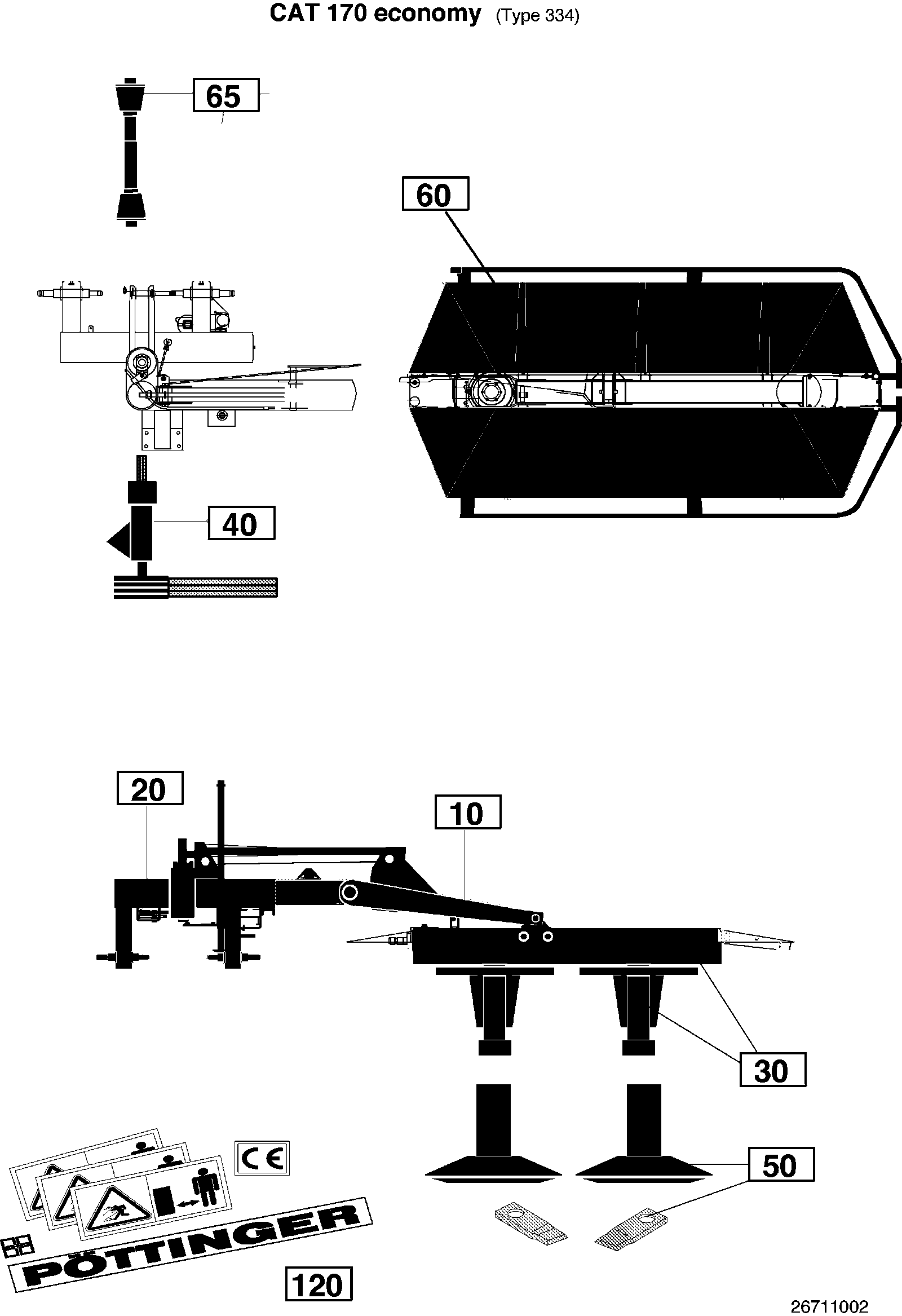 Pöttinger CAT 170 economy