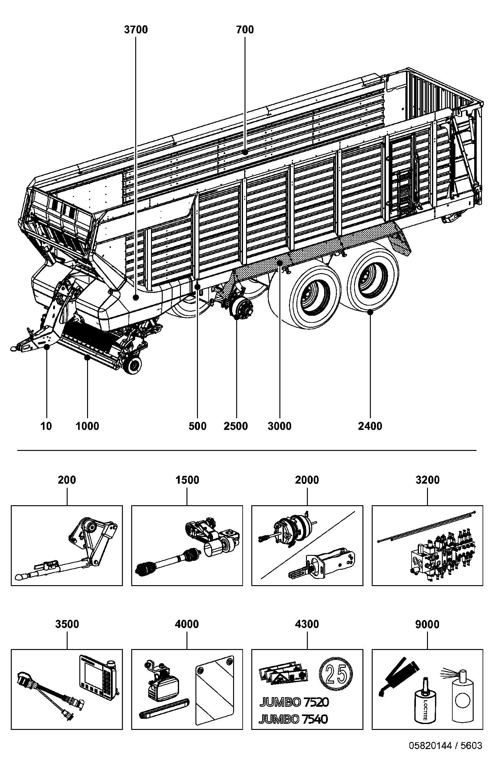 Pöttinger JUMBO 7540/7520 DB/8540/8520 DB