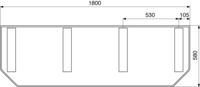 Fangtuch 1800x580 mm