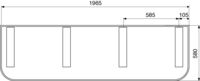 Fangtuch 1965x580 mm