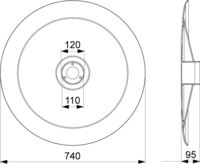 Stützteller Ø 735MM
