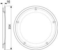 Verschleissteller Ø 353 mm SZ