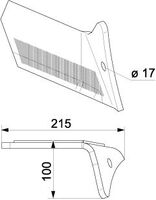 Flügelschar re. 290 25° DURASTAR
