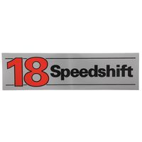 AUFKLEBER(18 SPEEDSHIFT)