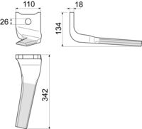 Zinke re. 18x340 DURASTAR