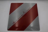 Warntafel re. 282x282 mm