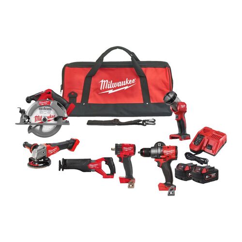 Milwaukee Akku-Maschinen-Set M18 POWERPACK M18FPP6H3-502B 