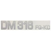 AUFKLEBER DM 316 FQ-KC