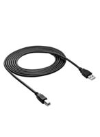 CABLE USB A-B WHITE ALT GREY