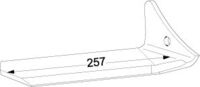 Flügelschar re. 500 25° CLASSIC