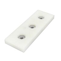 GLEITPLATTE WEISS 17MM