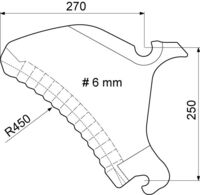 Messer JUMBO/TORRO 6mm DURASTAR