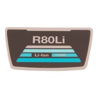 LABEL MODEL NAME R80LI