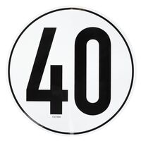 AUFKLEBER 40 KMH