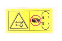 DECAL TRACTOR WARNING DECAL DE