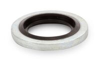 WASHER RUBBER-STEEL 1/4 DUNLO