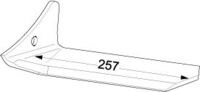 Flügelschar li. 500 25° CLASSIC