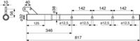 Zinkenträger 38x817 mm SZ