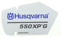 LABEL STARTER HUSQVARNA 550 XP