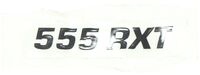 LABEL CYLINDER COVER 555 RXT